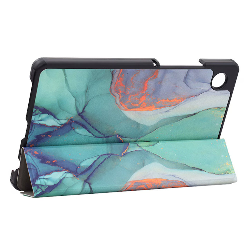 Pouzdro pro Samsung Galaxy Tab A11+ / Tab A9+, Techsuit, FoldPro Green Time, vícebarevné