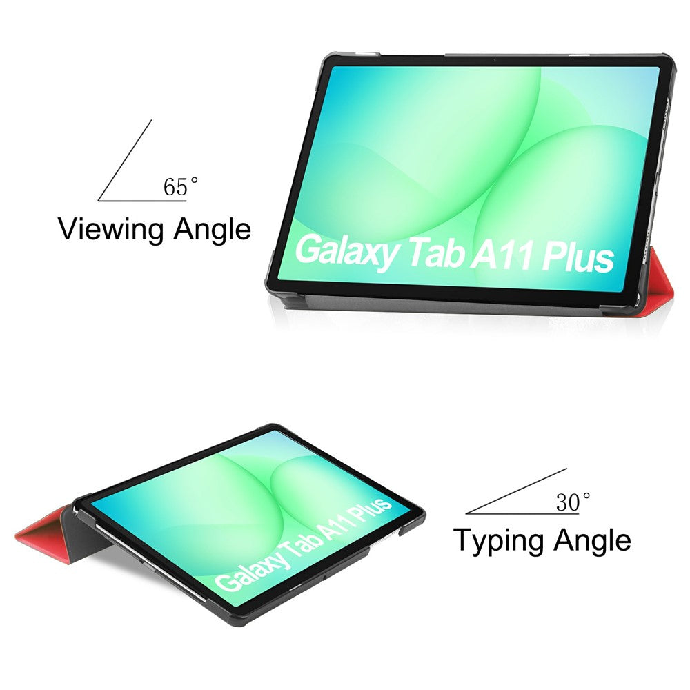 Pouzdro pro Samsung Galaxy Tab A11+ / Tab A9+, Techsuit, FoldPro, červené