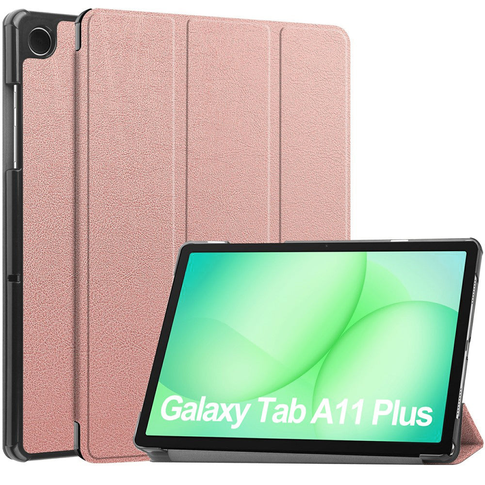 Pouzdro pro Samsung Galaxy Tab A11+ / Tab A9+, Techsuit, FoldPro, růžové