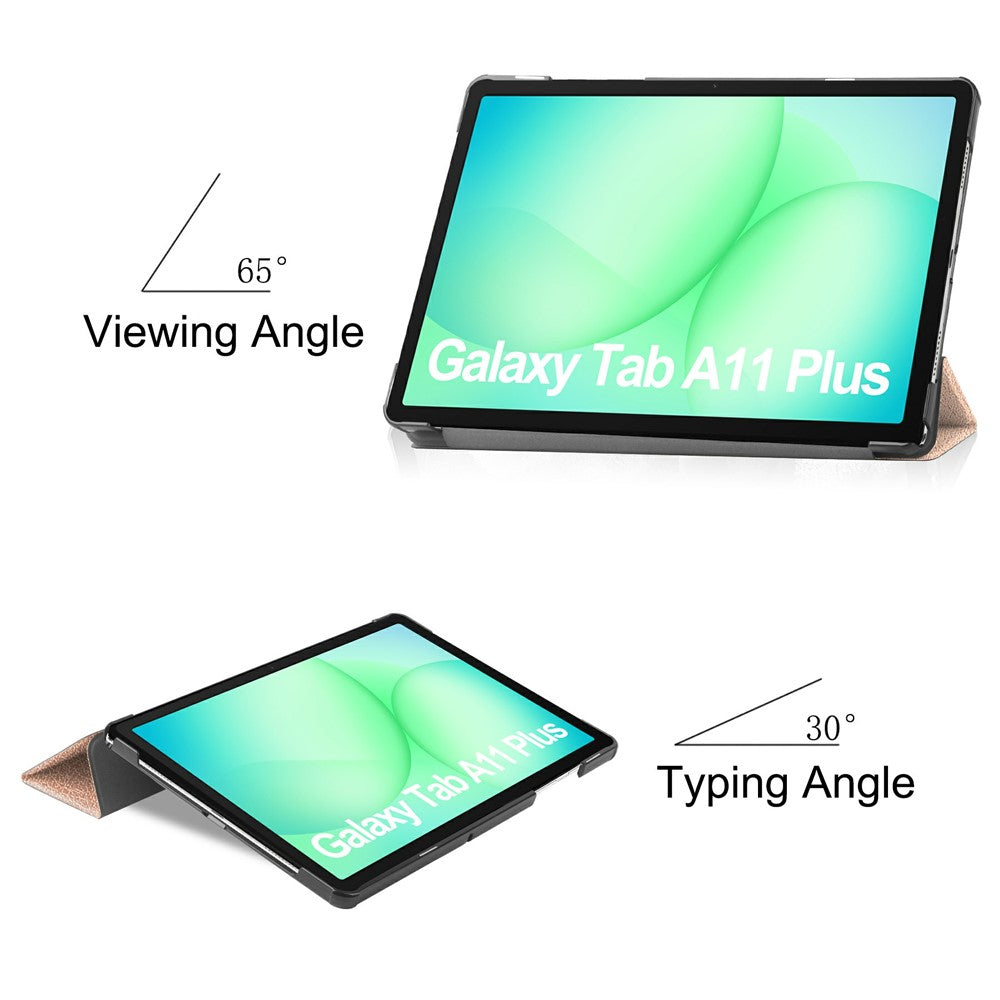 Pouzdro pro Samsung Galaxy Tab A11+ / Tab A9+, Techsuit, FoldPro, růžové