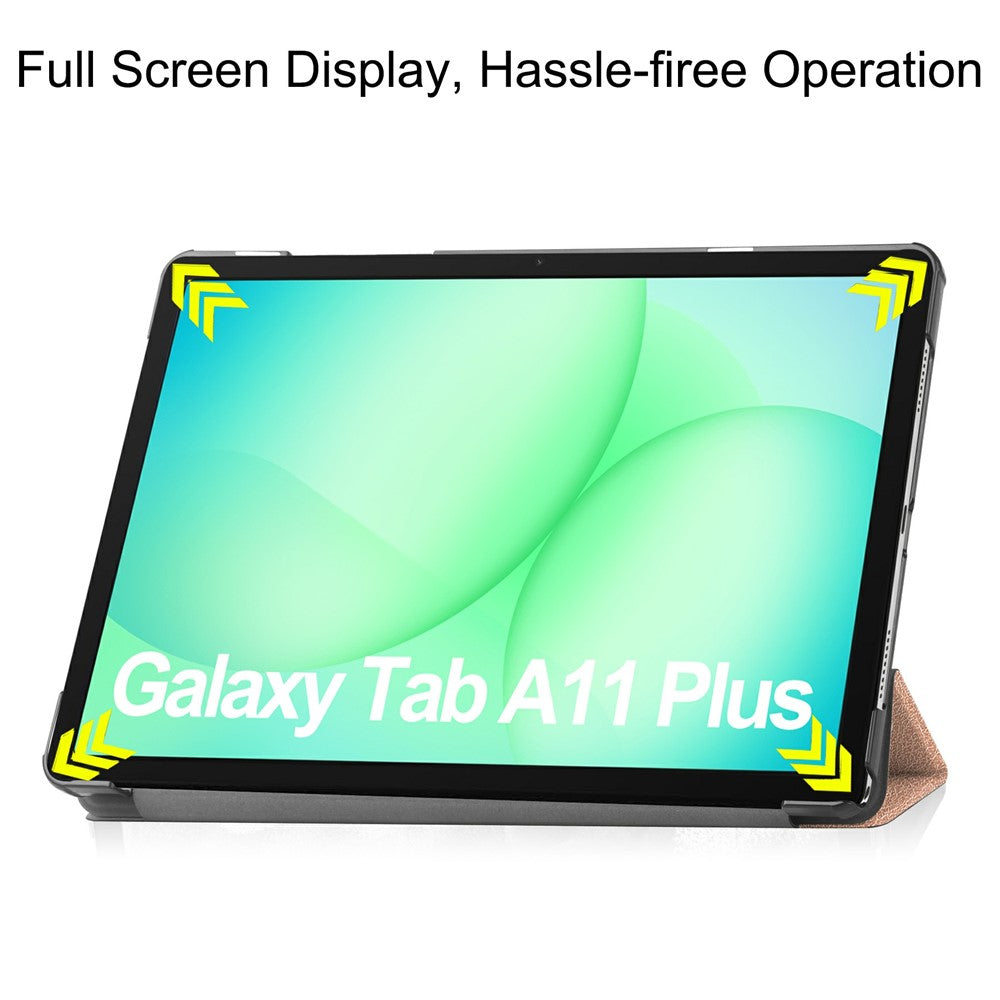 Pouzdro pro Samsung Galaxy Tab A11+ / Tab A9+, Techsuit, FoldPro, růžové