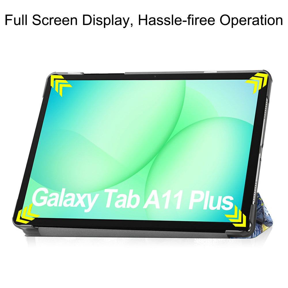 Pouzdro pro Samsung Galaxy Tab A11+ / Tab A9+, Techsuit, FoldPro Starry Night, vícebarevné