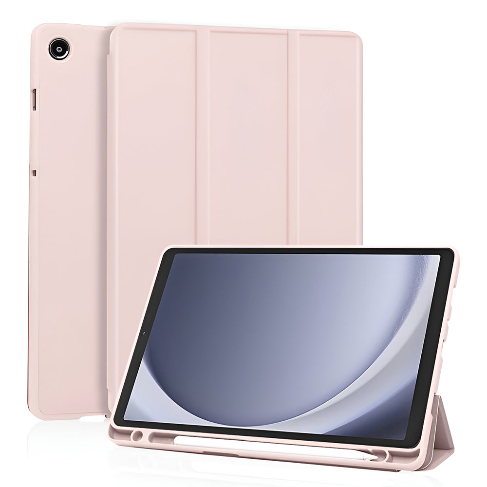 Pouzdro pro Samsung Galaxy Tab A11 / Tab A9, Techsuit, Flex Trifold New Model, Růžové