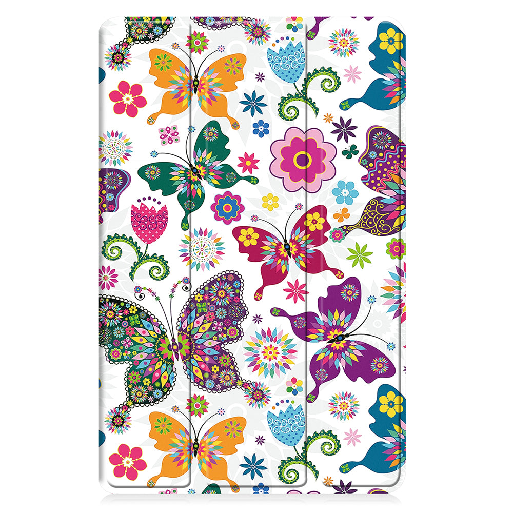 Pouzdro pro Samsung Galaxy Tab A11 / Tab A9, Techsuit, FoldPro Butterfly Nový Model, Vícebarevné