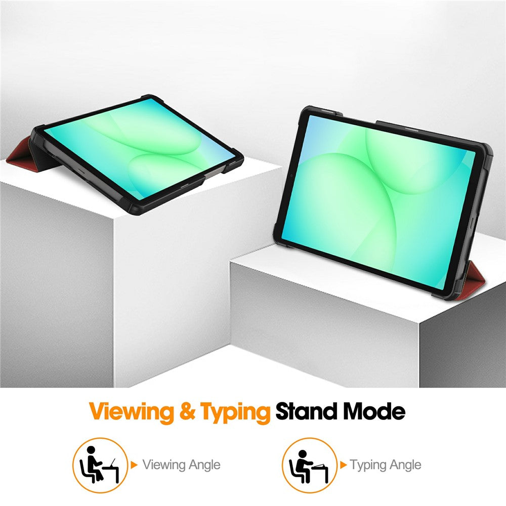 Pouzdro pro Samsung Galaxy Tab A11 / Tab A9, Techsuit, FoldPro Nový Model, Červené