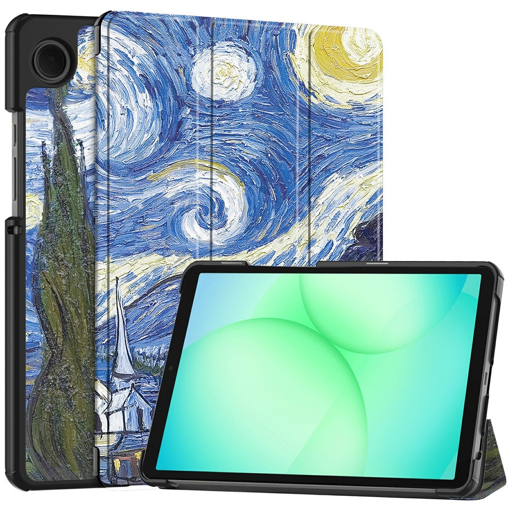 Pouzdro pro Samsung Galaxy Tab A11 / Tab A9, Techsuit, FoldPro Starry Night Nový model, Vícebarevné