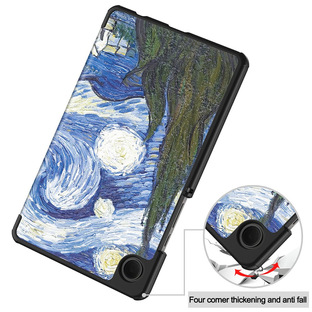 Pouzdro pro Samsung Galaxy Tab A11 / Tab A9, Techsuit, FoldPro Starry Night Nový model, Vícebarevné