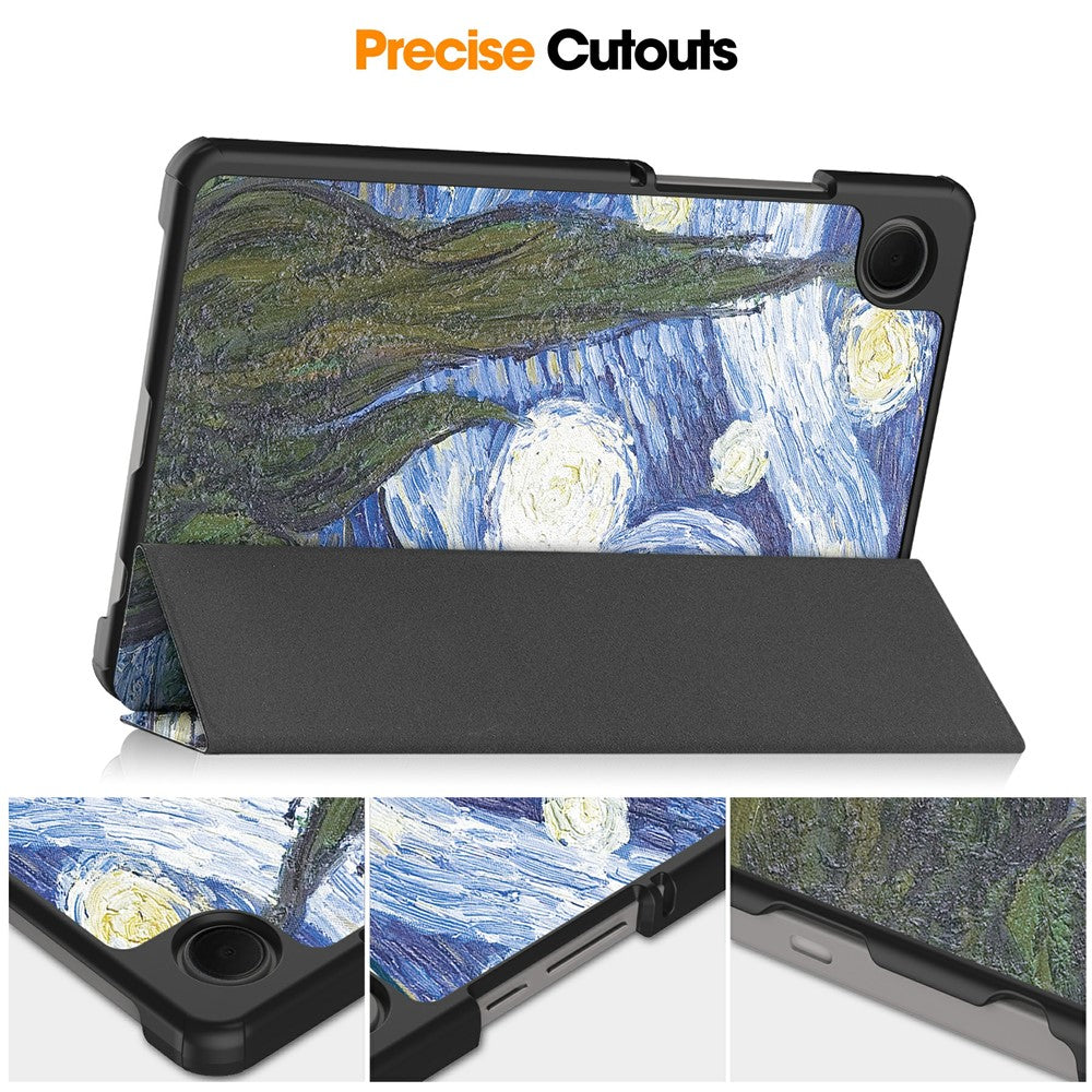 Pouzdro pro Samsung Galaxy Tab A11 / Tab A9, Techsuit, FoldPro Starry Night Nový model, Vícebarevné