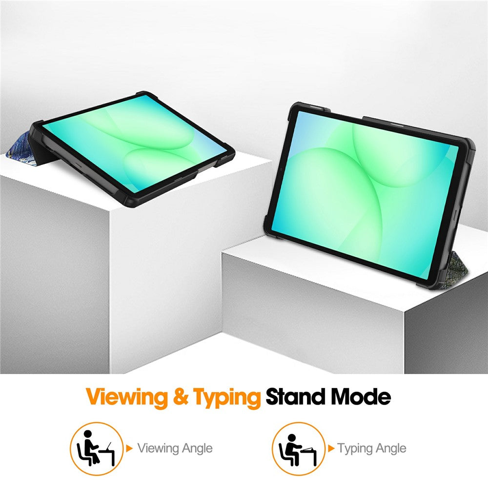 Pouzdro pro Samsung Galaxy Tab A11 / Tab A9, Techsuit, FoldPro Starry Night Nový model, Vícebarevné