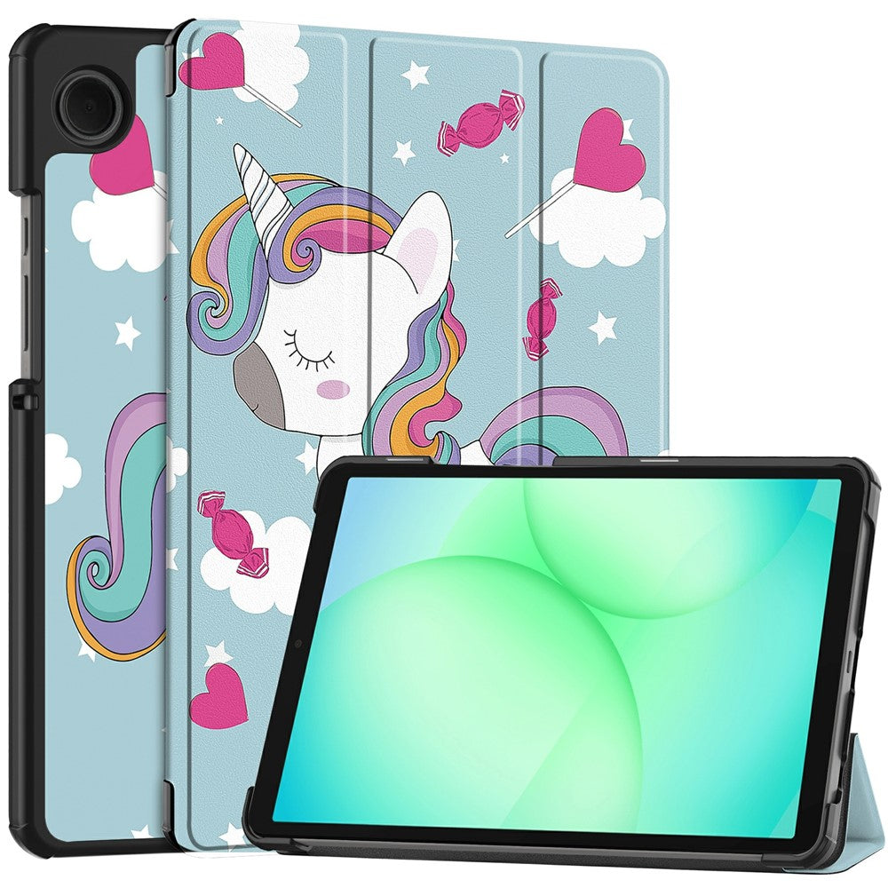 Pouzdro pro Samsung Galaxy Tab A11 / Tab A9, Techsuit, FoldPro Unicorn Nový Model, Vícebarevné