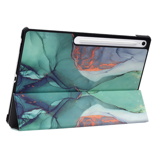 Pouzdro pro Samsung Galaxy Tab S10 FE+, Techsuit, FoldPro Green Time, vícebarevné