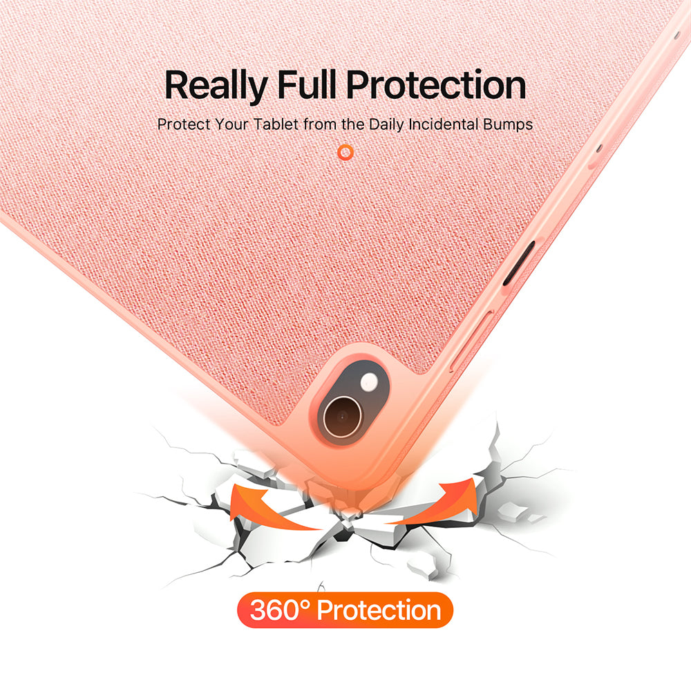 Pouzdro pro Samsung Galaxy Tab S12 Plus, DUX DUCIS, Domo s držákem na pero, růžové