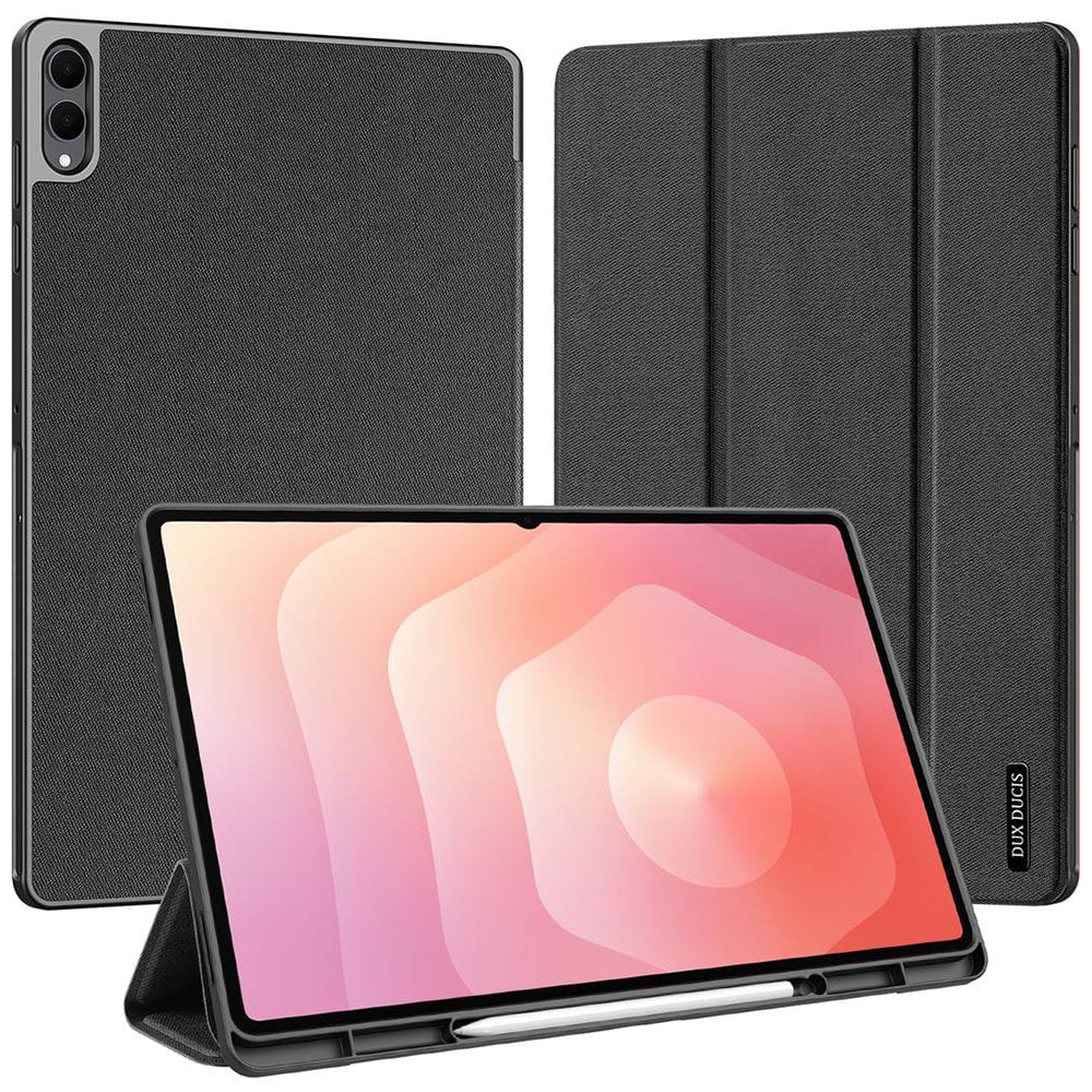 Pouzdro pro Samsung Galaxy Tab S12 Ultra / Tab S11 Ultra, DUX DUCIS, Domo s držákem na pero, černé