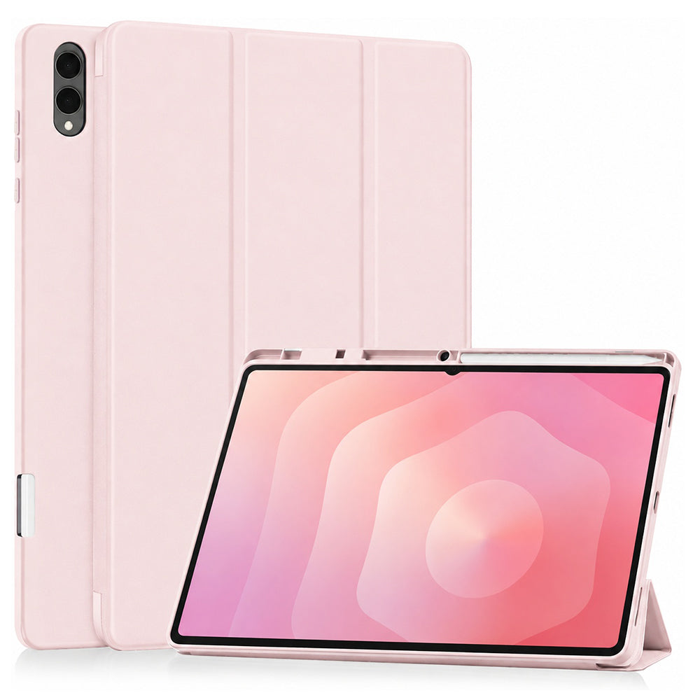 Pouzdro pro Samsung Galaxy Tab S12 Ultra / Tab S11 Ultra, Techsuit, Flex Trifold, Růžové