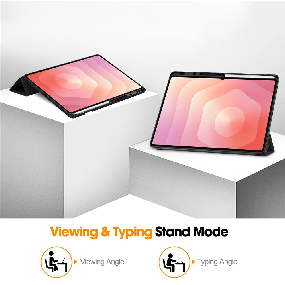 Pouzdro pro Samsung Galaxy Tab S12 Ultra / Tab S11 Ultra, Techsuit, Flex Trifold, Růžové