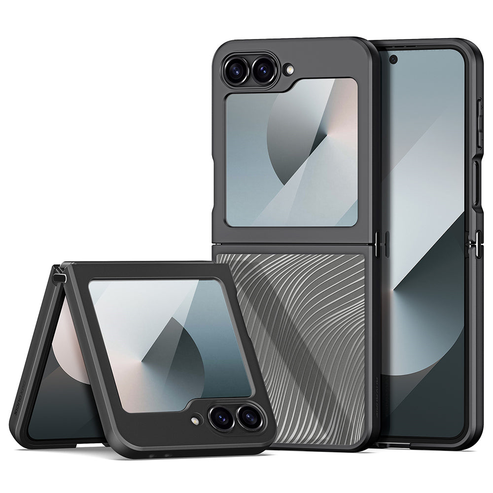 Pouzdro pro Samsung Galaxy Z Flip6 F741, DUX DUCIS, Aimo, Černé