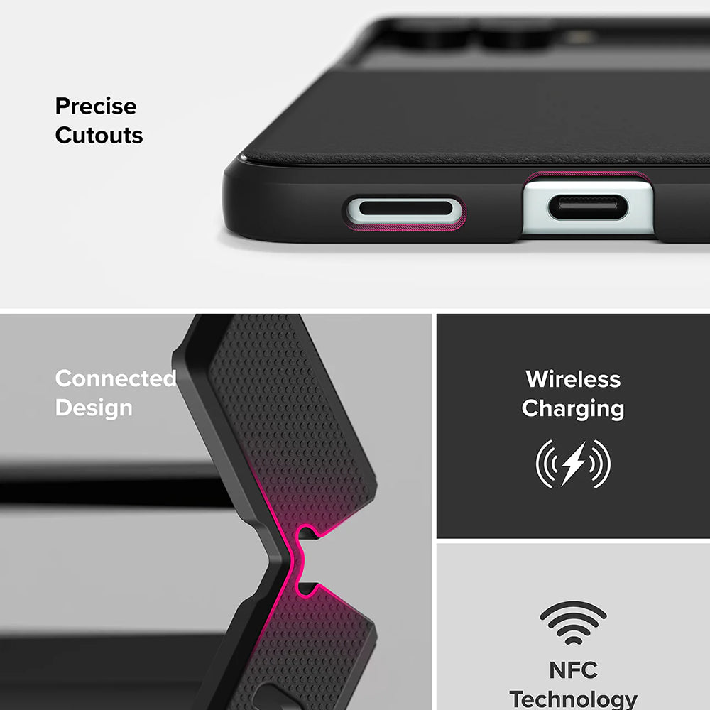 Pouzdro pro Samsung Galaxy Z Flip7 F766, Ringke, Onyx, Černé