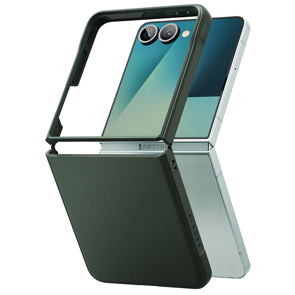 Pouzdro pro Samsung Galaxy Z Flip7 F766, Ringke, Onyx, Tmavě zelené