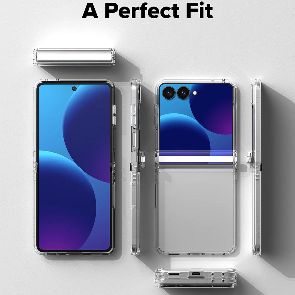 Pouzdro pro Samsung Galaxy Z Flip8 F776, Ringke, Fusion Flap, Průhledné