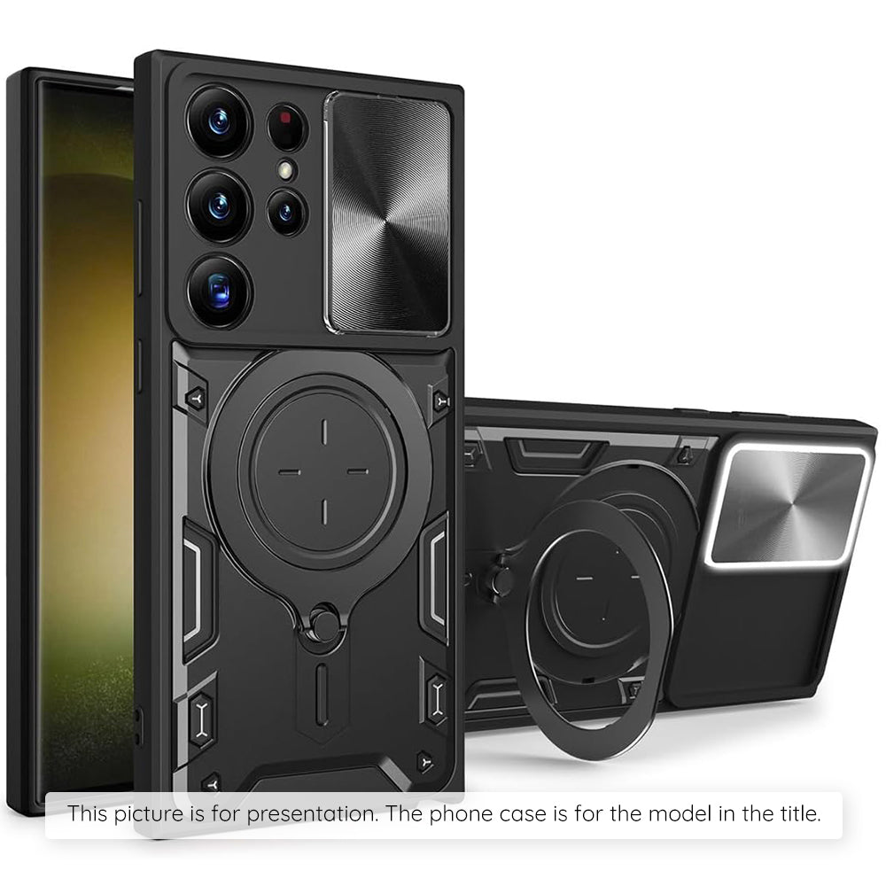 Pouzdro pro Samsung Galaxy Z Flip8 F776, Techsuit, CamGuard Pro, Černé