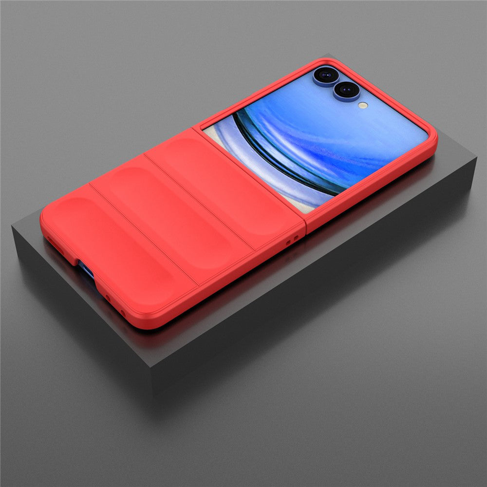 Pouzdro pro Samsung Galaxy Z Flip8 F776, Techsuit, Magic Shield, červené
