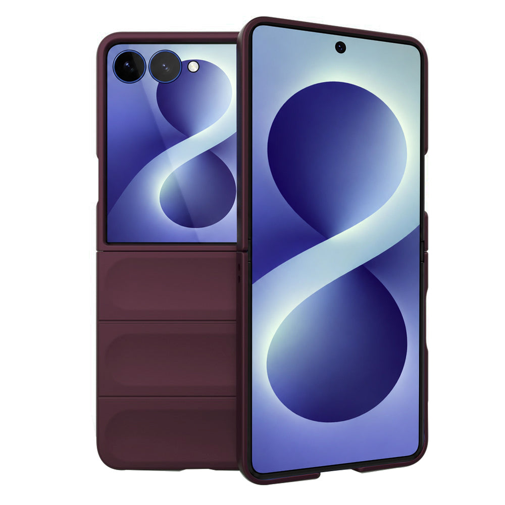 Pouzdro pro Samsung Galaxy Z Flip8 F776, Techsuit, Magic Shield, vínové