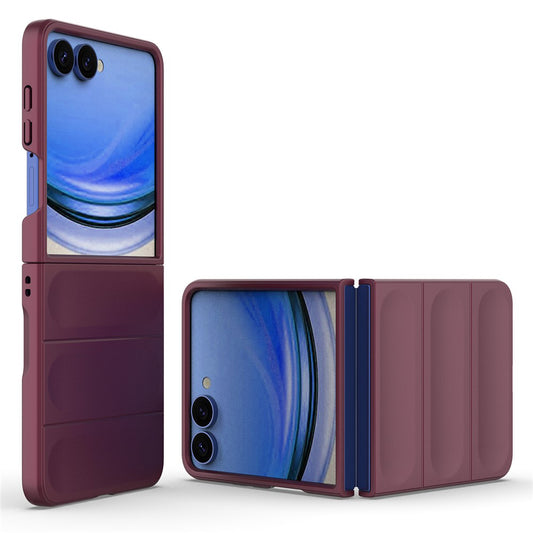 Pouzdro pro Samsung Galaxy Z Flip8 F776, Techsuit, Magic Shield, vínové