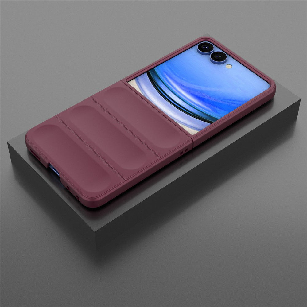 Pouzdro pro Samsung Galaxy Z Flip8 F776, Techsuit, Magic Shield, vínové
