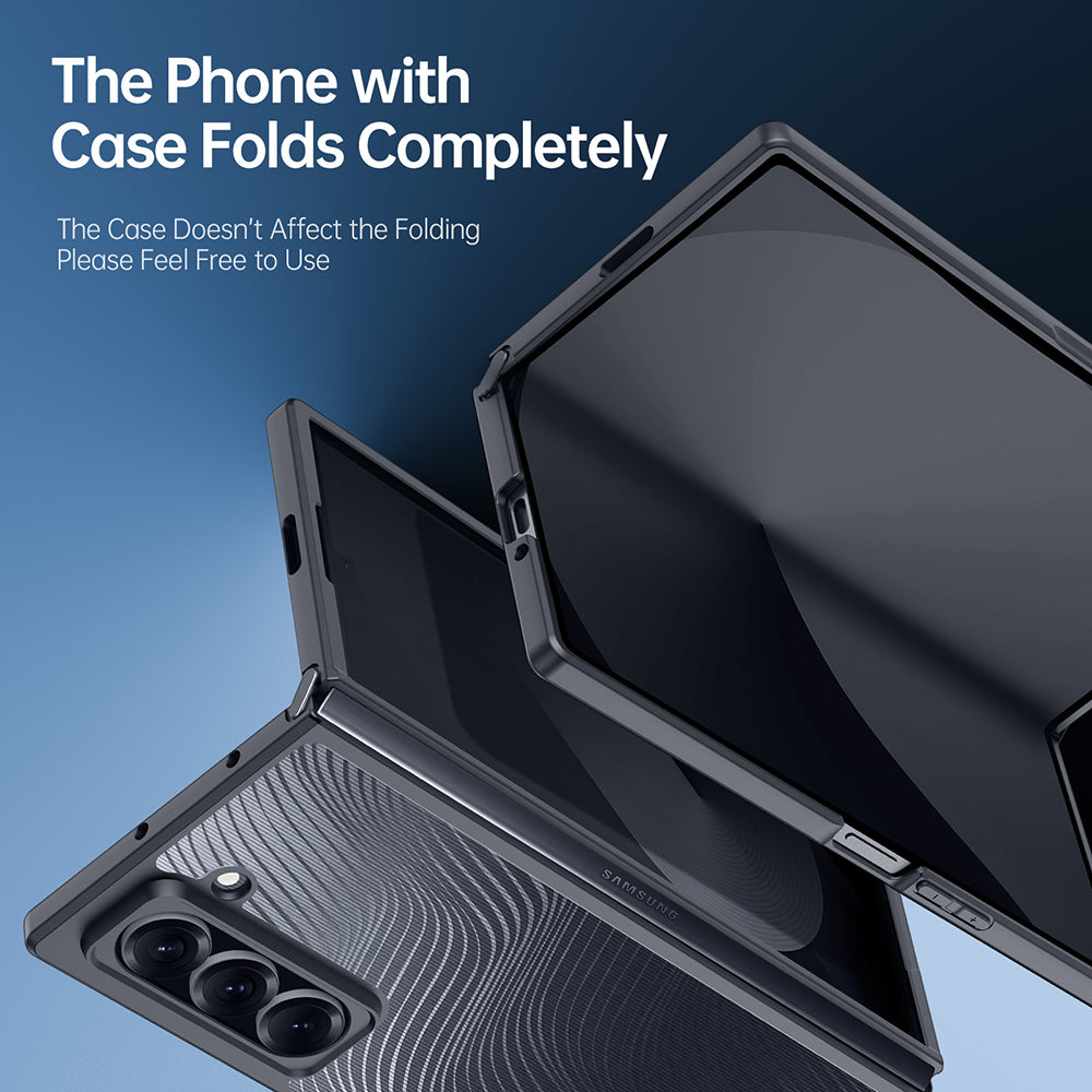 Pouzdro pro Samsung Galaxy Z Fold Special, DUX DUCIS, Aimo, Černé