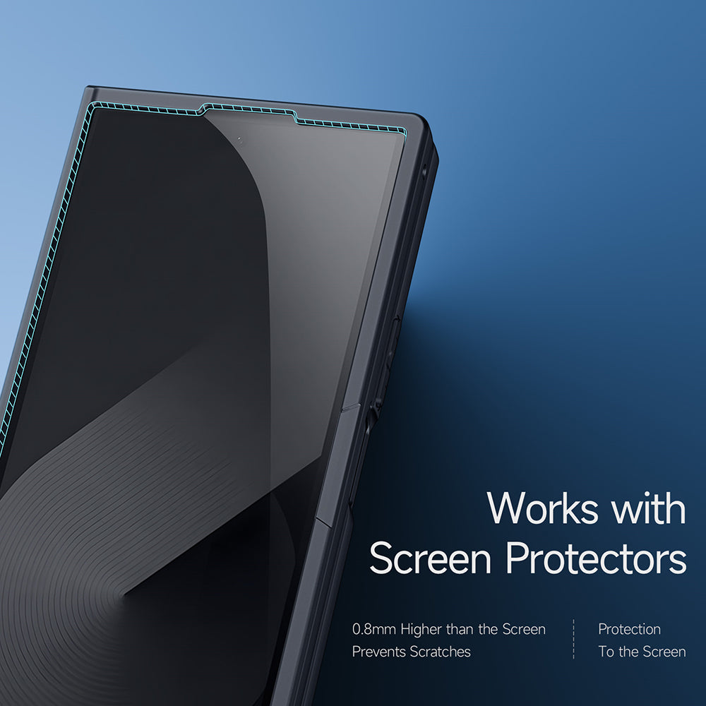 Pouzdro pro Samsung Galaxy Z Fold Special, DUX DUCIS, Aimo, Černé