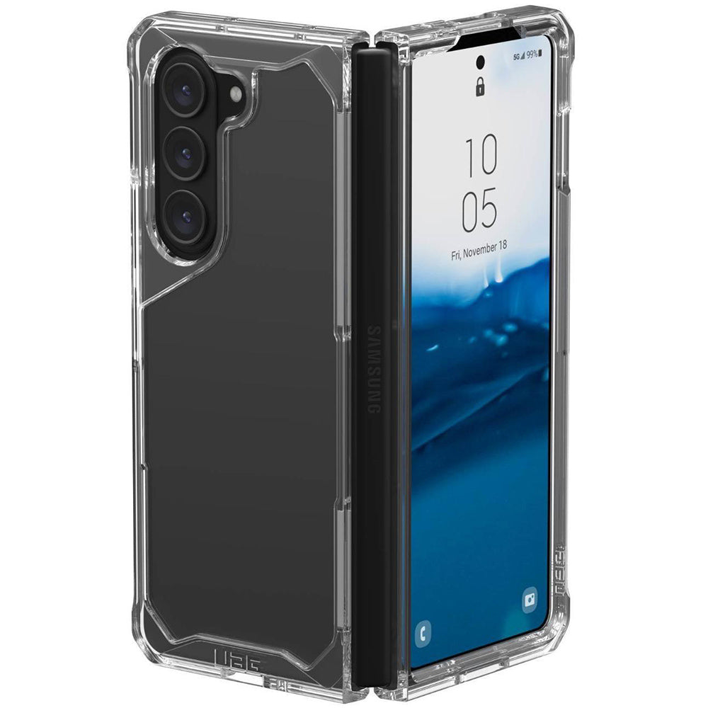 Case for Samsung Galaxy Z Fold5 F946, Urban Armor Gear, Plyo, Transparent