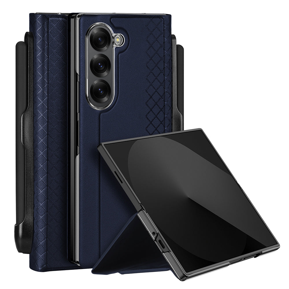 Pouzdro pro Samsung Galaxy Z Fold6 F956, DUX DUCIS, Bril, Modrá