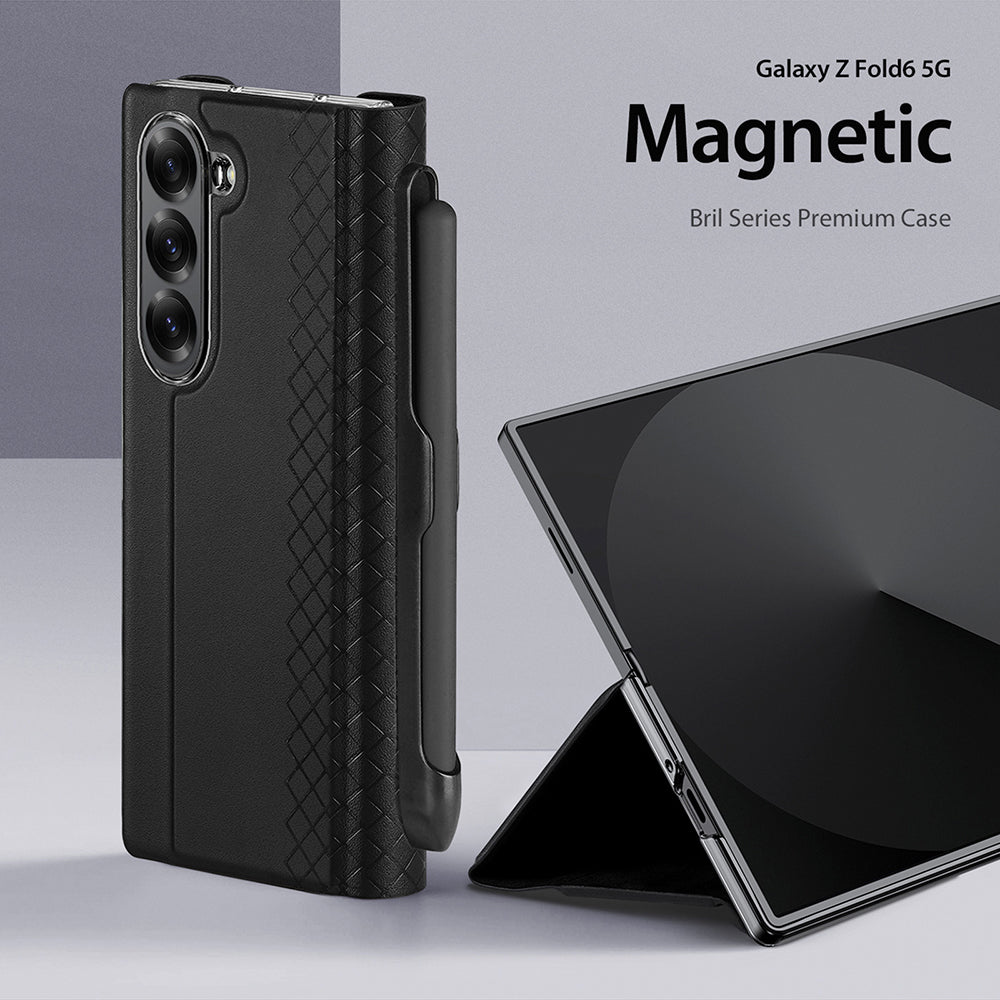 Pouzdro pro Samsung Galaxy Z Fold6 F956, DUX DUCIS, Bril, Modrá