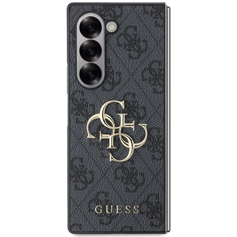 Pouzdro pro Samsung Galaxy Z Fold6 F956, Guess, 4G Metal Logo, Černá