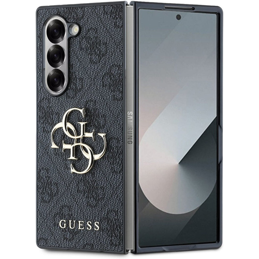 Pouzdro pro Samsung Galaxy Z Fold6 F956, Guess, 4G Metal Logo, Černá