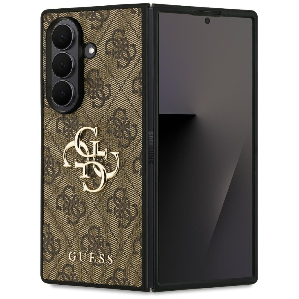 Pouzdro pro Samsung Galaxy Z Fold7 F966, Guess, 4G Big Logo, hnědá