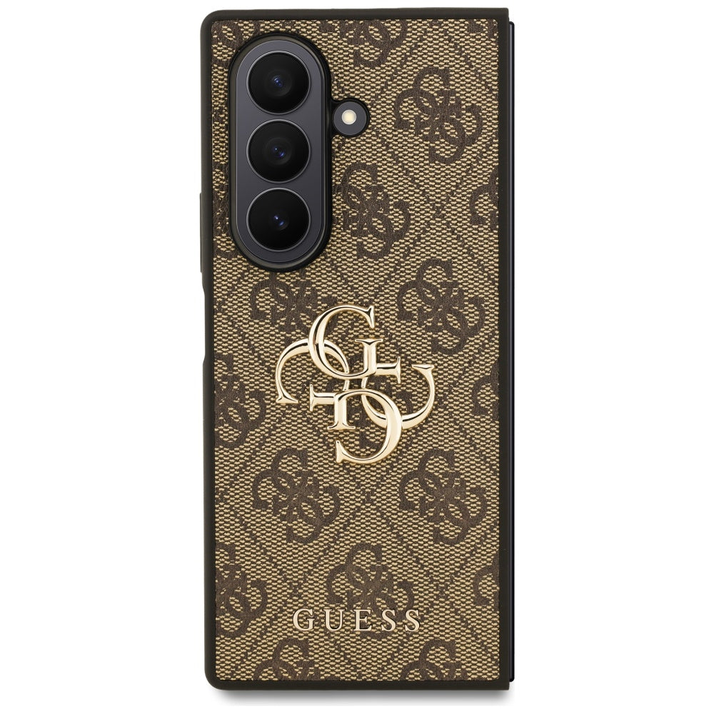 Pouzdro pro Samsung Galaxy Z Fold7 F966, Guess, 4G Big Logo, hnědá