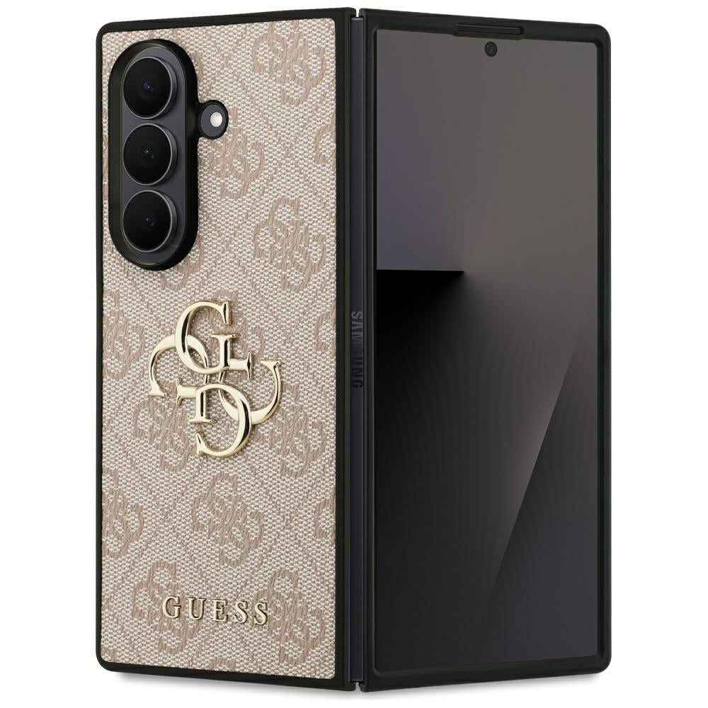 Pouzdro pro Samsung Galaxy Z Fold7 F966, Guess, 4G Big Logo, Růžové