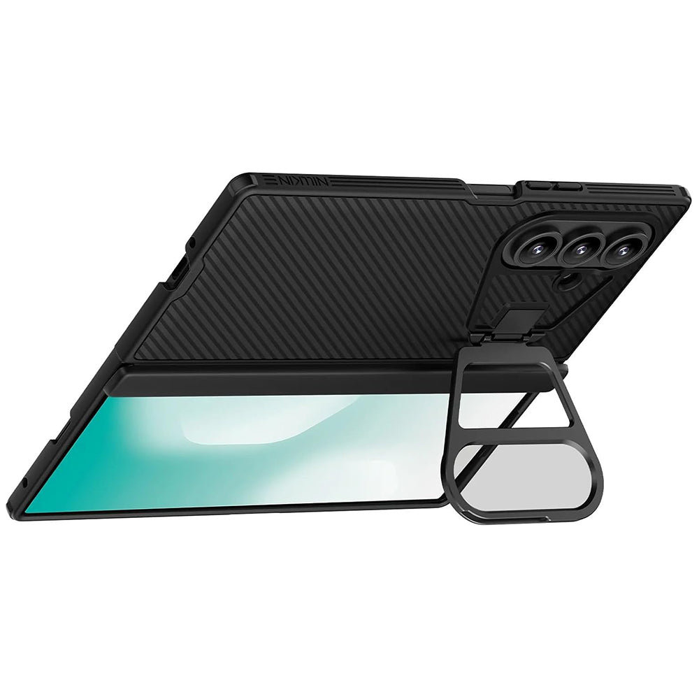 Pouzdro pro Samsung Galaxy Z Fold7 F966, Nillkin, CamShield Prop s průhledným krytem čočky, černé