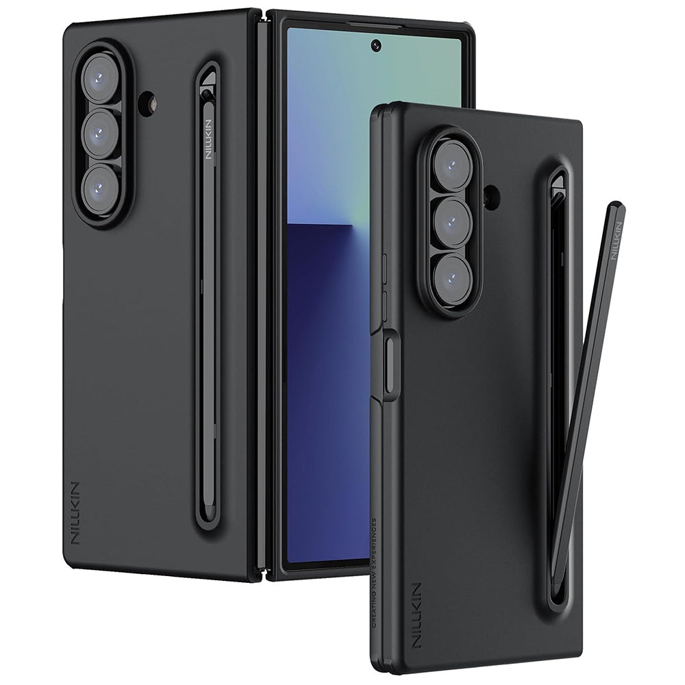 Pouzdro pro Samsung Galaxy Z Fold7 F966, Nillkin, Flex Pure s držákem na S-Pen, černé