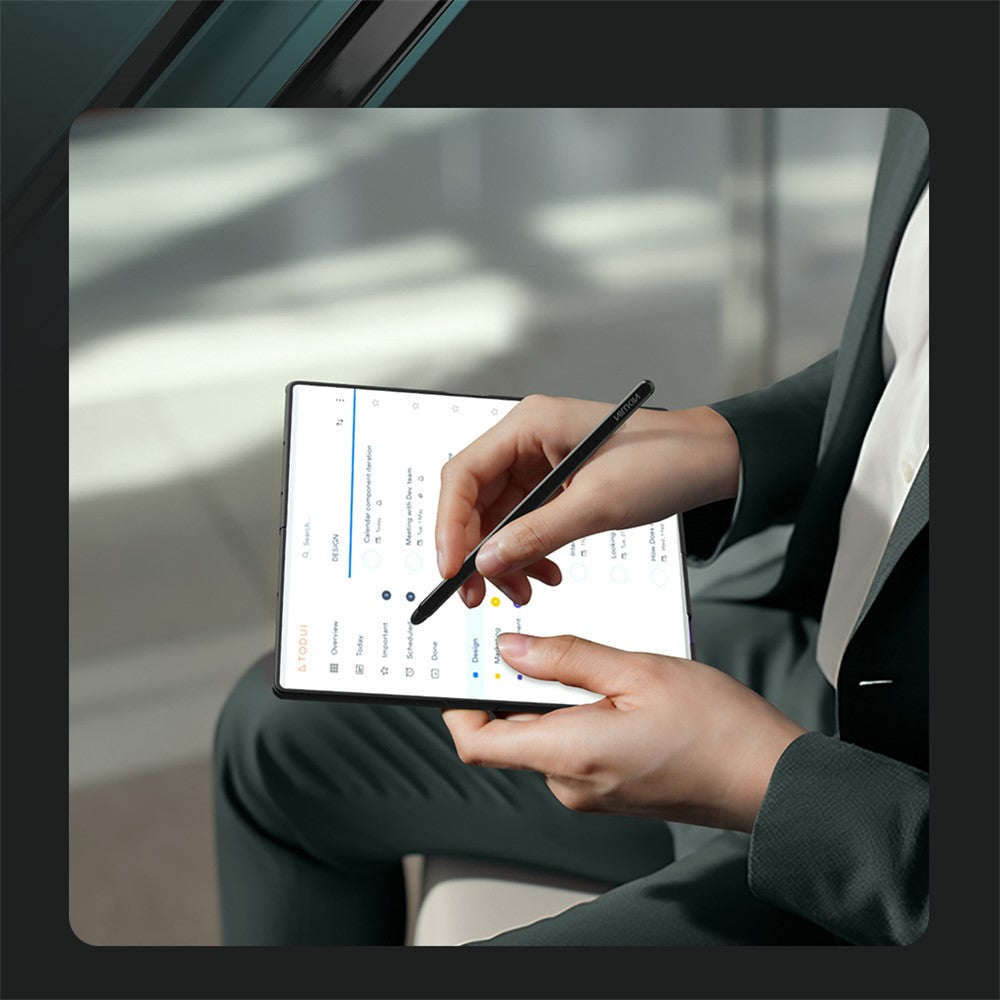 Pouzdro pro Samsung Galaxy Z Fold7 F966, Nillkin, Flex Pure s držákem na S-Pen, černé