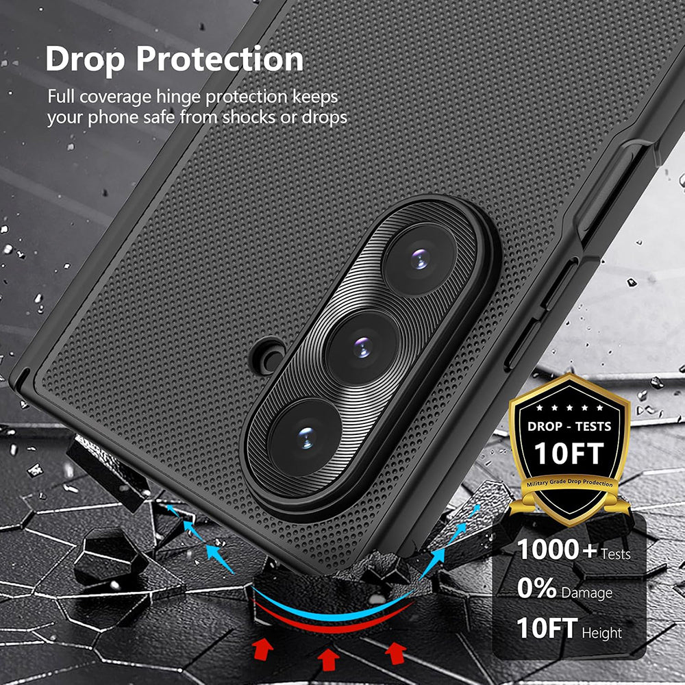 Pouzdro pro Samsung Galaxy Z Fold7 F966, Nillkin, Super Frosted Shield, Černá