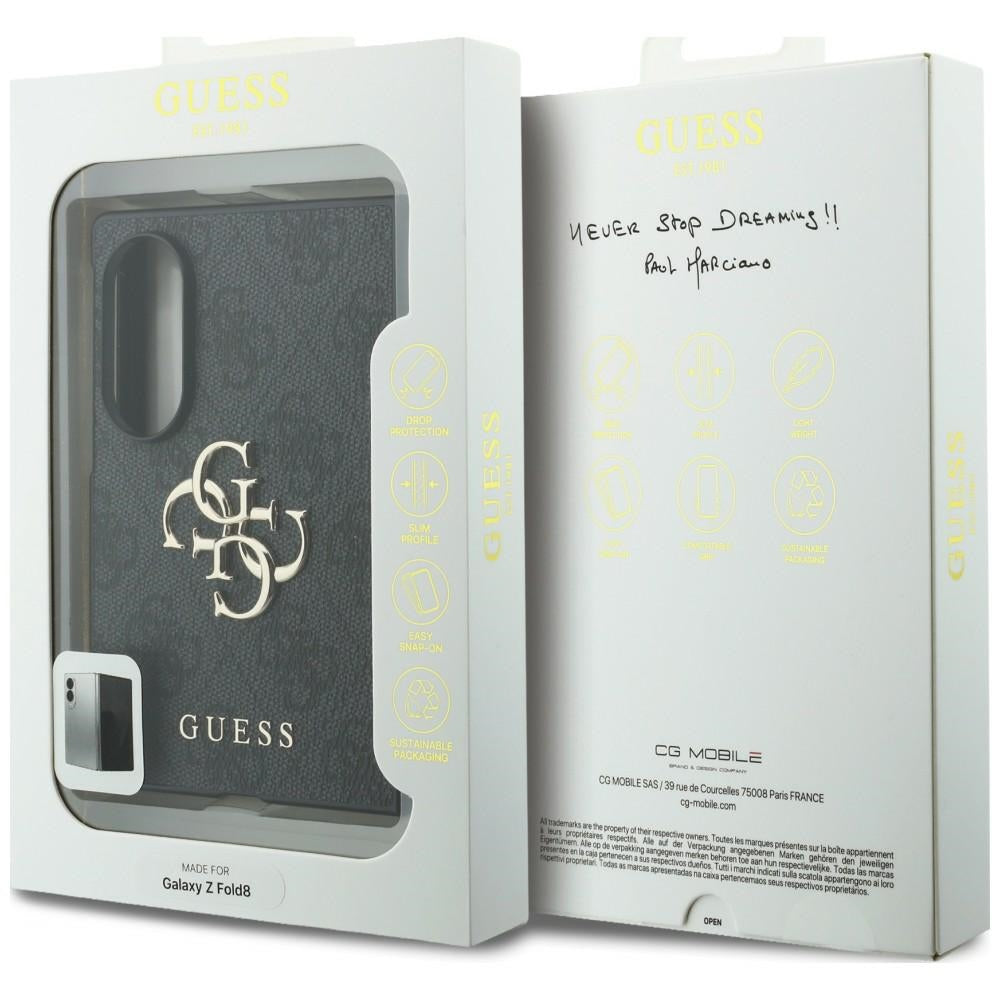 Pouzdro pro Samsung Galaxy Z Fold8 F971, Guess, 4G Big Logo, Černé