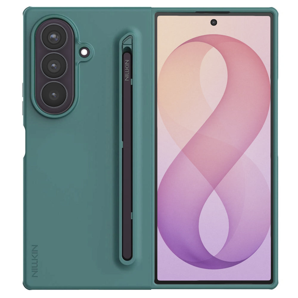 Pouzdro pro Samsung Galaxy Z Fold8 Ultra F976, Nillkin, Flex Pure s držákem na S-Pen, zelené