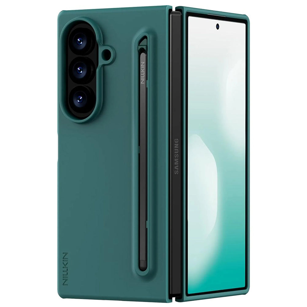 Pouzdro pro Samsung Galaxy Z Fold8 Ultra F976, Nillkin, Flex Pure s držákem na S-Pen, zelené