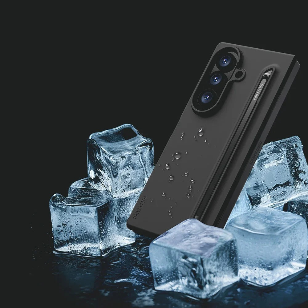 Pouzdro pro Samsung Galaxy Z Fold8 Ultra F976, Nillkin, Flex Pure s držákem na S-Pen, zelené