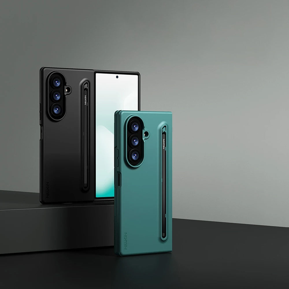 Pouzdro pro Samsung Galaxy Z Fold8 Ultra F976, Nillkin, Flex Pure s držákem na S-Pen, zelené
