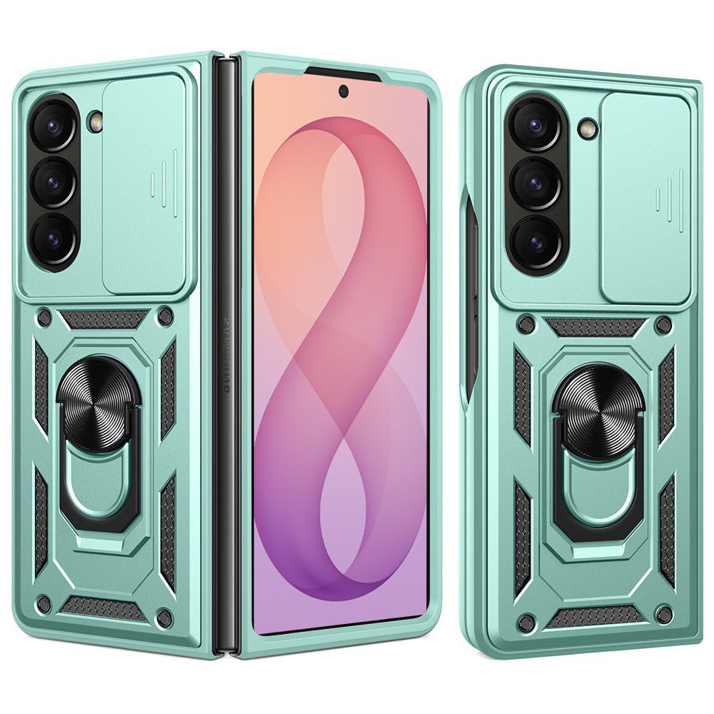 Pouzdro pro Samsung Galaxy Z Fold8 Ultra F976 / Z Fold7 F966, Techsuit, CamShield, Zelené