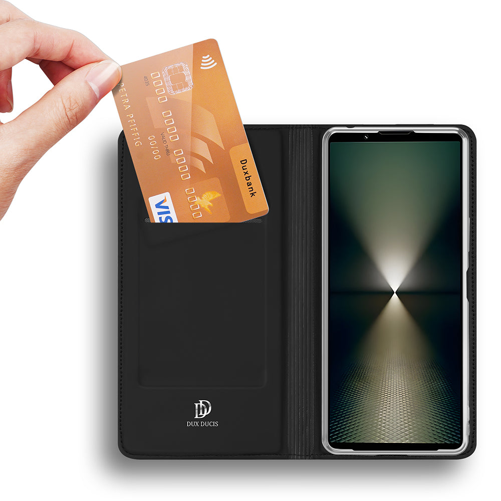 Pouzdro pro Sony Xperia 1 VII, DUX DUCIS, Skin Pro, Černé