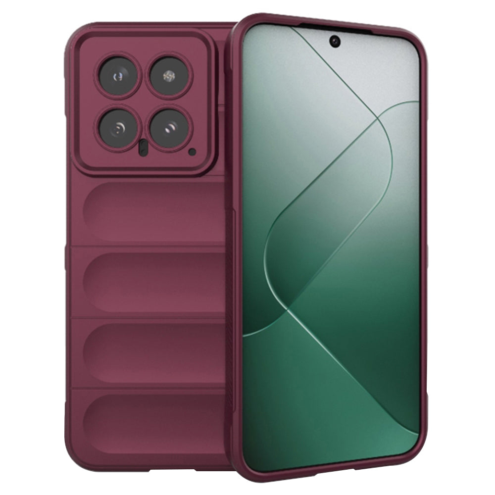 Pouzdro pro Xiaomi 14, Techsuit, Magic Shield, Višňová